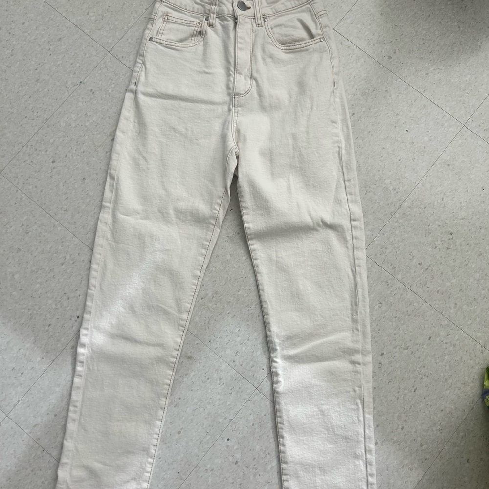 Cotton On Off White Jeans